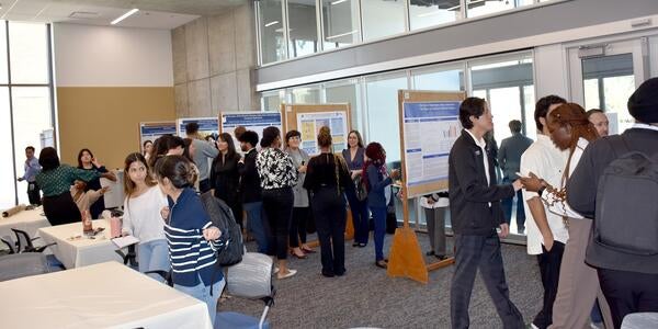 people attending dean's research day