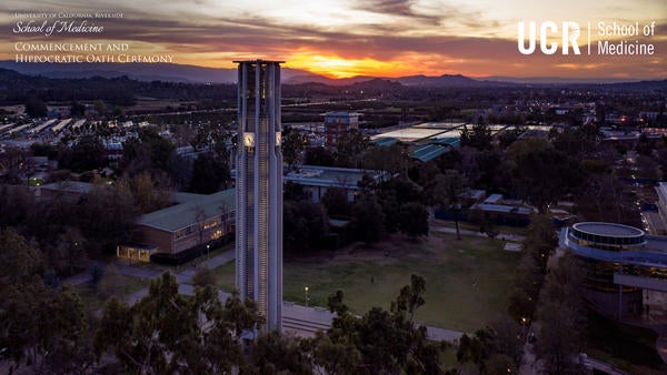 UCR sunset Zoom backdrop